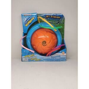 Summer Eclipse Kids Spinning Sprinkler Jet Stream Water Hose Toy Blue New in Box